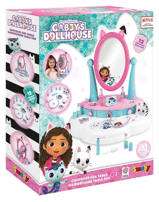Produktbild von Smoby Gabby's Dollhouse Schminktisch Spielset mit Zubehör - 12-teilig