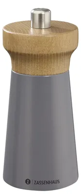 Obrázok produktu pre Mlýnek na sůl WESTERLAND, 12 cm, granitově šedý - buk, Zassenhaus