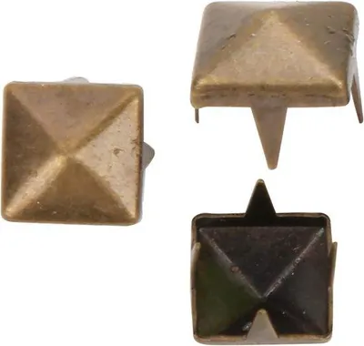 Produktbild von Vierkante Bronzespikes 5mm für Lederarbeiten