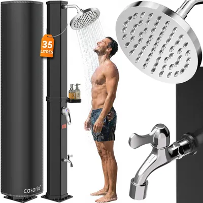 Image de CASARIA Douche Solaire de Jardin 35L, 216 cm