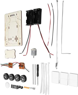 Obrázek produktu pro DIY bezdrátové dálkově ovládané dřevěné auto, RC model pro chlapce a dívky, teenagery, dospělé