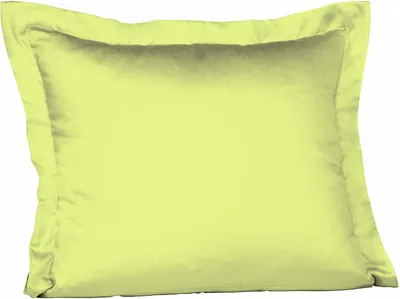 Produktbild von Fleuresse Mako-Satin-Kissenbezug uni colours apfelgrün 7041