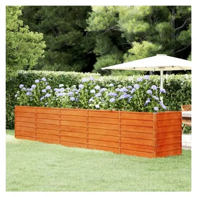 Produktbild von Hochbeet Rostig 400x80x77cm aus Cortenstahl