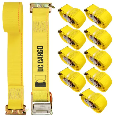 Productafbeelding van 10 spanbanden, 5,1 cm x 30,5 cm, met gespsluiting, spanbanden voor vrachtwagens, aanhangwagens