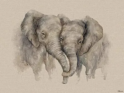 Leinwanddruck Soul Mates, 60x80 cm, mehrfarbig