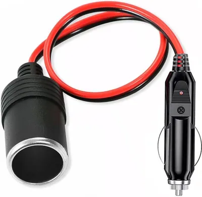 Produktbild von N48C KFZ Verlängerungskabel Zigarettenanzünder – 30 cm Auto Strom Verlängerung 12V/24V für PKW & LKW