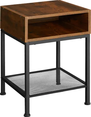 A product shot of a bedside table.