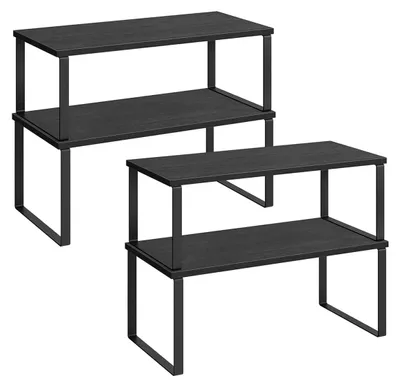 Immagine prodotto di Porta torta a 4 piani in metallo e legno – Porta cupcake – 19,5 x 39,7 x 15,8 cm