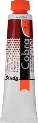 Image de Cobra Study Peinture à l'huile miscible à l'eau Tube 40 ml Laque de garance 389