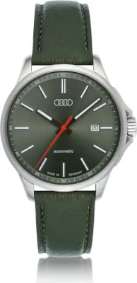 Produktbild von Original Audi Automatikuhr, silber/graugrün, Herrenuhr, Armbanduhr