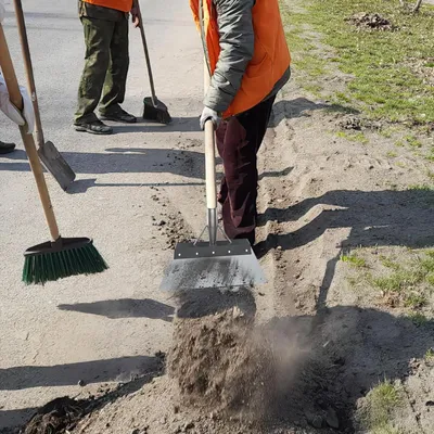 Produktbild von Multifunktionale Gartenschaufel zur Unkrautentfernung und Pflanzen - 28 cm breit ohne Griff
