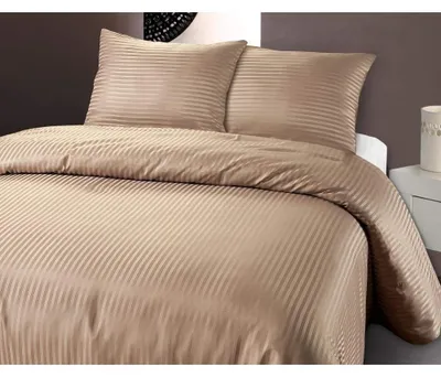 Produktbild von Modernes Bettwäsche-Set mit Kissenbezügen, Taupe