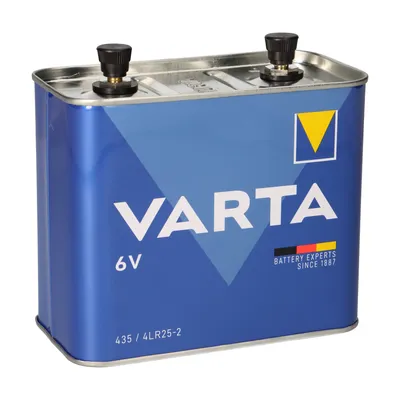Zdjęcie produktu dla Varta 4LR25-2, Bateria, Niebieski, Alkaliczny, 3300 mAh, 6 V, 1 szt.