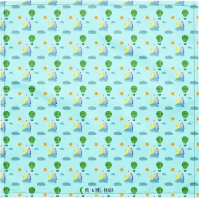 Produktbild von Mr. & Mrs. Panda Bandana Wellensittich Liebe S - Blau - Geschenk, Vögel, Hocheitstag, Verliebt, Tuch, Verknallt, Halstuch, Umarmung, Haarband, Schweißband, Stirnband