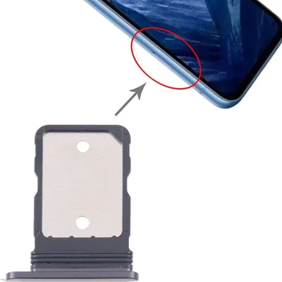 Immagine prodotto di Per Google Pixel 8a supporto del vassoio della scheda SIM pezzo di ricambio nero