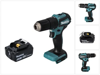 Zdjęcie produktu dla Makita DHP 483 T1 akumulatorowa wiertarko-wkrętarka udarowa 18 V 40 Nm bezszczotkowa + 1x akumulator 5,0 Ah - bez ładowarki