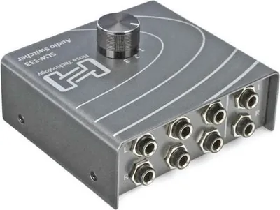 Produktbild von Hosa SLW-333 Audio-Umschalter 1-In/3-Out oder 3-In/1-Out mit geräuschlosem Schalter 6,35mm TRS
