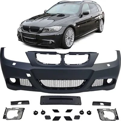 Produktbild von Sport Front Stoßstange Facelift Look + Gitter für BMW 3er E90 E91 2005-2008