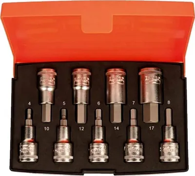 Image de Bahco Schraubendrehereinsatz 9teilig S9HEX (S9HEX)