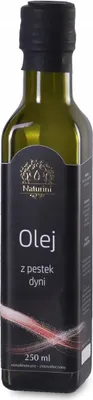 Zdjęcie produktu dla Olej dyniowy z pestek dyni 250ml Naturini