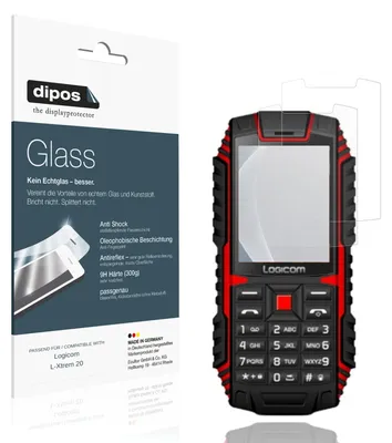 Immagine prodotto di 2x Pellicola Protettiva per Logicom L-Xtrem 20 Protezione opaco Vetro Flessibile 9H dipos