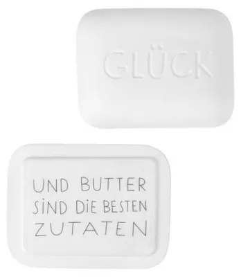 Produktbild von Räder Design Butterdose Guten Morgen Glück (Groß)