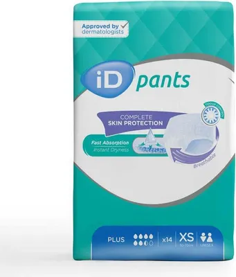 Image de ID Pants Plus XS - 1 paquet de 14 protections