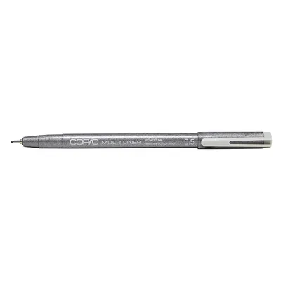 Obrázok produktu pre Copic Multiliner, Chladná šedá, Jemná, Šedá, Kolo, Atrament na pigmentovej báze, 0,5 mm