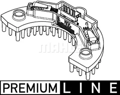 Image de Régulateur du ventilateur d'habitacle MAHLE pour PEUGEOT 307