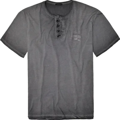 Produktbild von Übergrössen Hippes T-Shirt Kurzarm LAVECCHIA LV-4055 Grau 3XL