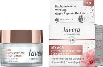 Produktbild von LAVERA MY AGE Straffende Tagescreme für reife Haut mit Bio-Hibiskus und Ceramiden