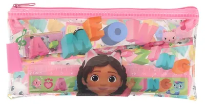 Obrázek produktu pro Gabby's Dollhouse Penál Plněný kufřík se školními potřebami