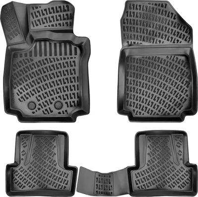 Produktbild von Rizline Kompatibel mit Renault Clio III 2006-2012 Autofußmatten 3D Gummimatten