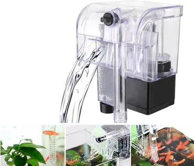 Aquarium Filter Tauchpumpe Sauerstoff - Geeignet für Aquarium - Schwarzes Modell