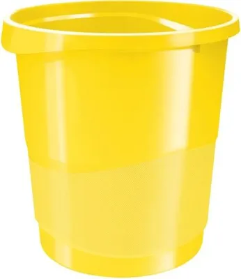 Image de Corbeille à papier Esselte Vivida, plastique, 14 l, jaune