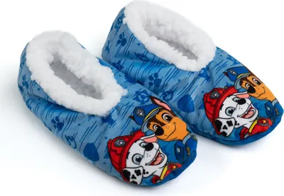 Produktbild von Paw Patrol Homesocks für Jungen - ABS Winter Hausschuhe gefüttert Kinder Slipper Pantoffeln Blau 23-26