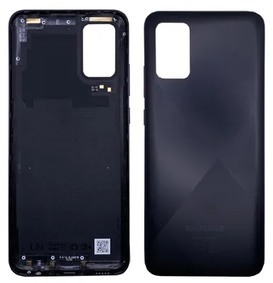 Image de Couvercle de batterie Samsung pour Galaxy A02s GH81-20239A Noir