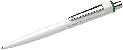 Immagine prodotto di Schneider  Schneider Kugelschreiber K3 Biosafe weiß Schreibfarbe grün, 10 St.