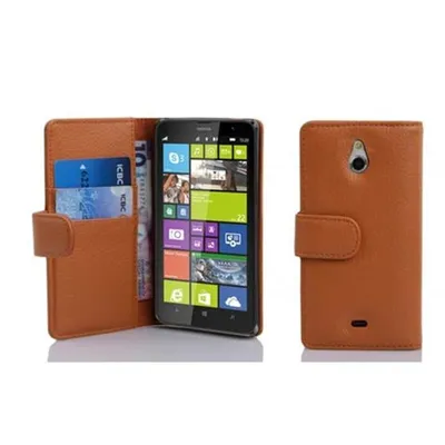 Zdjęcie produktu dla Cadorabo DE-101743, Nokia, Nokia Lumia 1320, Brązowy