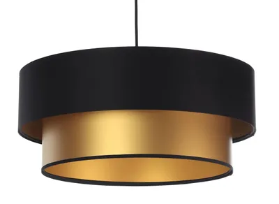 Zdjęcie produktu dla Lampa wisząca DOUBLE BLACK 40 złota/czarna