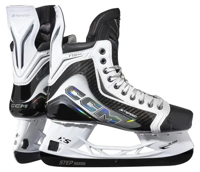 Obrázek produktu pro Brusle CCM Jetspeed FT8 Pro White Int., velikost:6 = 40.5, šířka :Wide (High Profile)