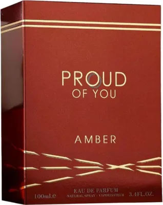 Obrázek produktu pro Fragrance World Proud Of You Amber parfémovaná voda unisex 100 ml