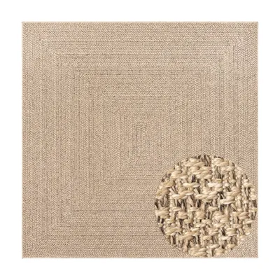 Produktbild von Teppich ZIZUR 200x200 cm Jute-Optik Indoor und Outdoor