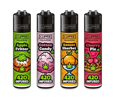 Produktbild von Clipper Feuerzeuge 4er Set Sweeds #3