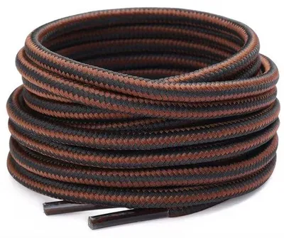 Immagine prodotto di Scarpe da ginnastica Kicks Don Berg/Lacci per scarpe – Marrone scuro/Nero – 180 cm