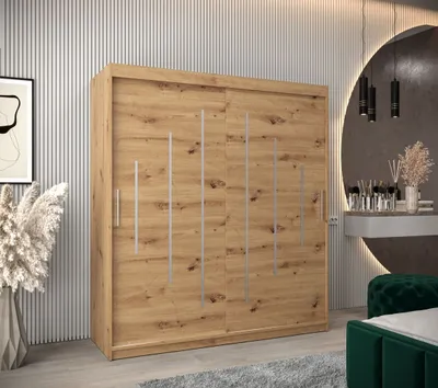 Produktbild von Kleiderschrank EMA – Breite 180 cm, Eiche artisan