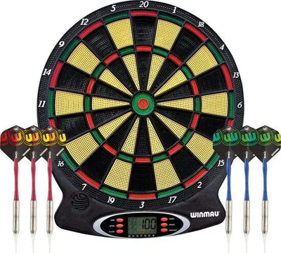 Produktbild von Winmau WINMAU - Ton Machine softip elektronisch dartbord met darts