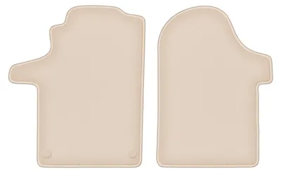 Produktbild von DURBAN Beige Velours-Fußmatten vorne für Mercedes Vito W447 Transporter (2014-)