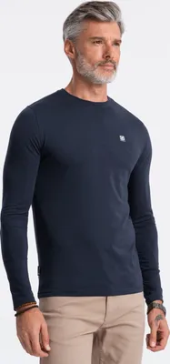 Produktbild von Ombre Clothing Langarm-T-Shirt für Männer Biraunt gewohnheiten S