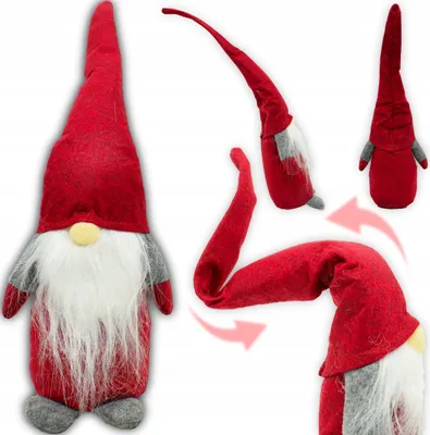Immagine prodotto di Personaggio natalizio Babbo Natale, decorazioni natalizie rosse